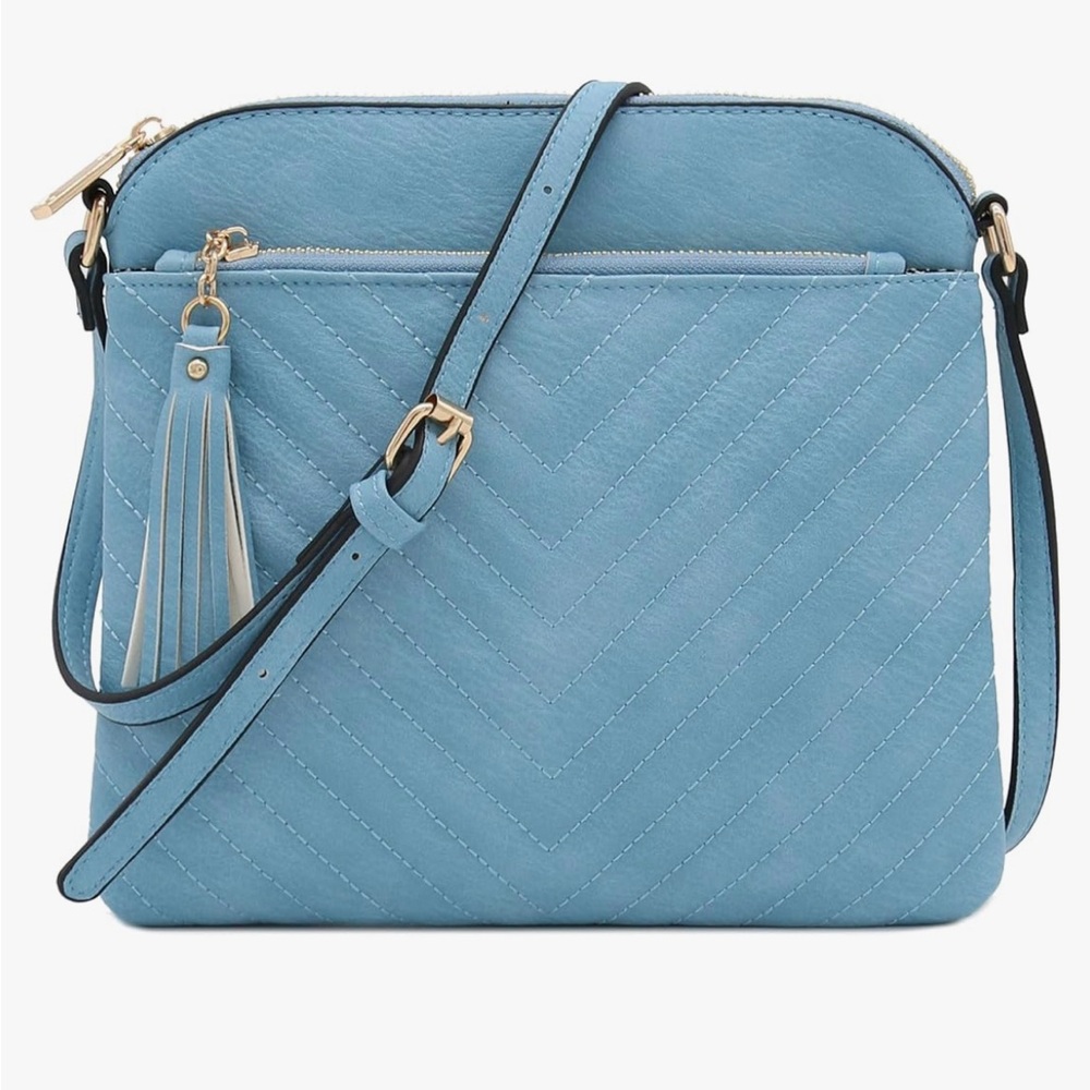Elegant Blue Crossbody Bag